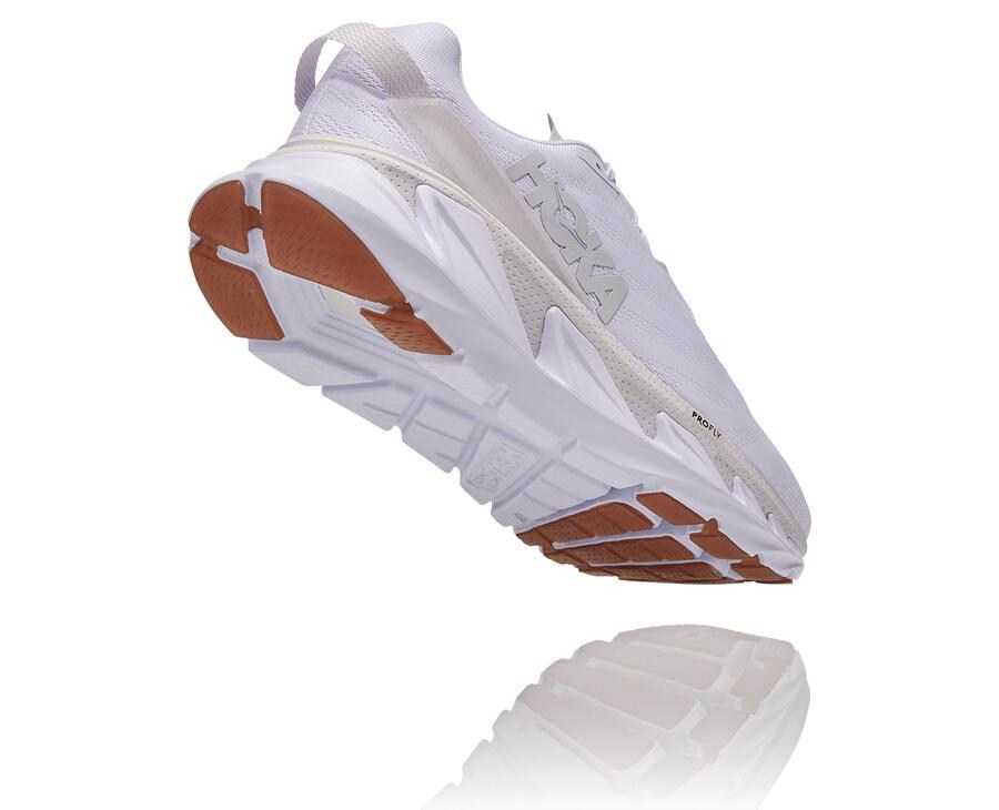 Zapatillas Asfalto Hoka One One Hombre - Elevon 2 - Blancas - OTK947083